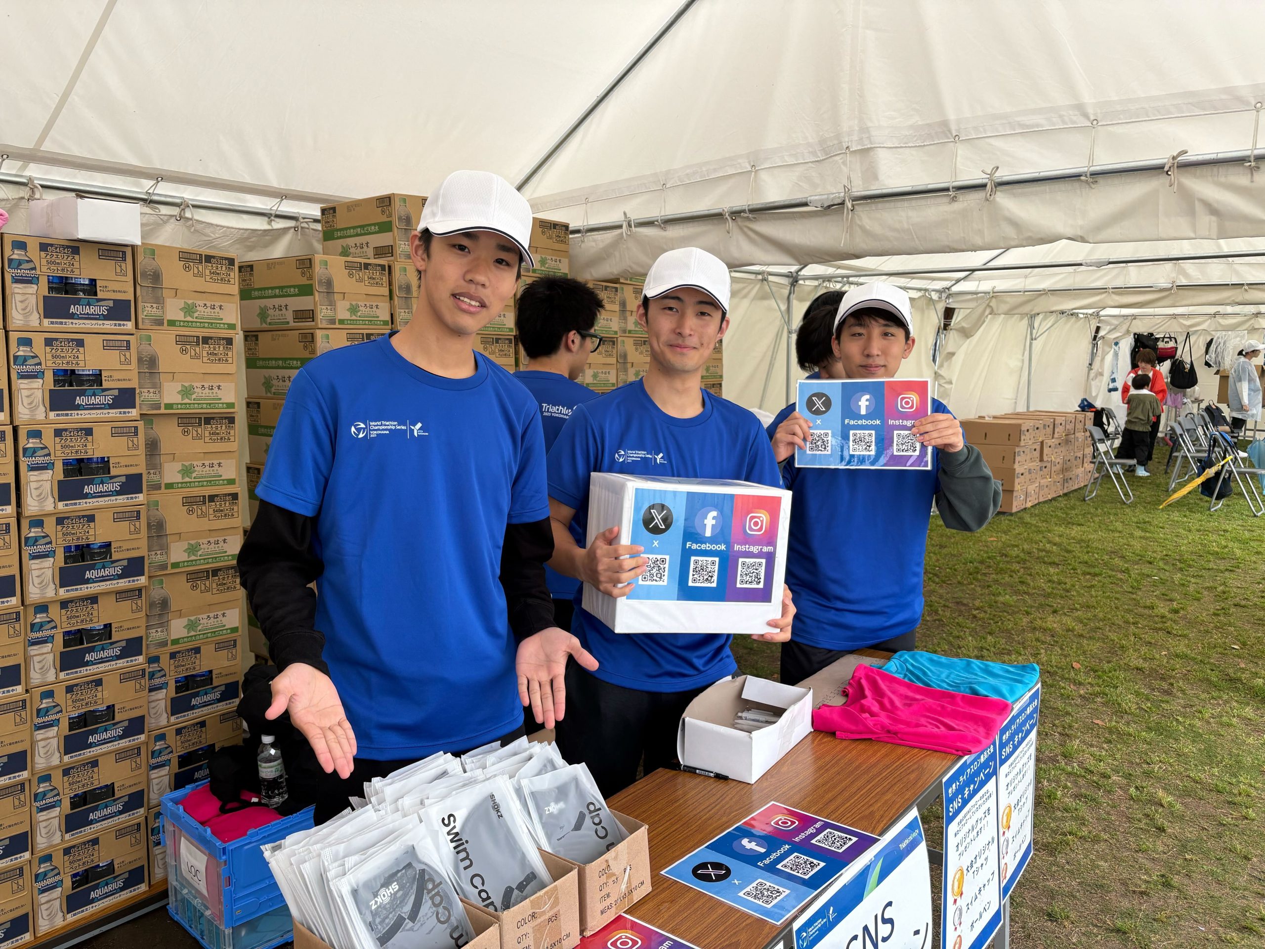 岩崎学園の学生が「2025ワールドトライアスロン・パラトライアスロンシリーズ横浜大会」のボランティアに参加しました。
